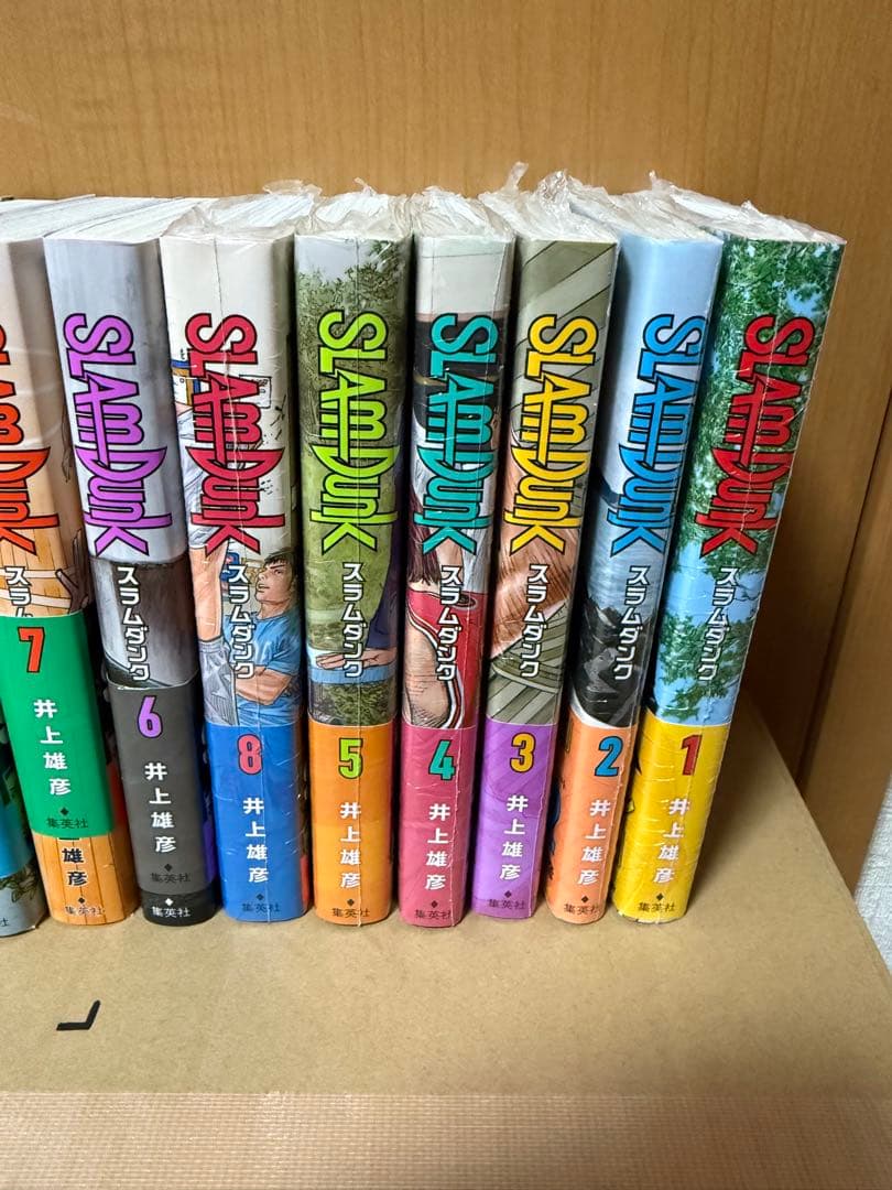 全巻初版帯付きSLAM DUNK 完全版 全24巻セット 井上雄彦 応募券 【