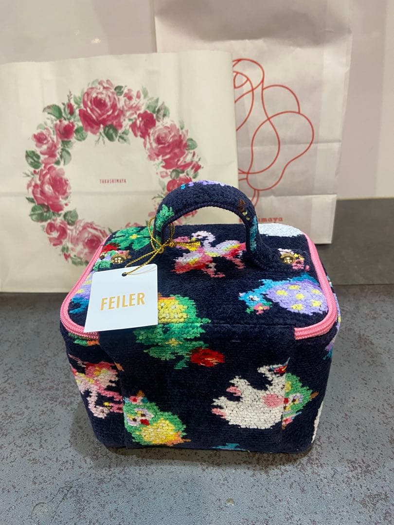 FEILER 神崎恵さん×フェイラー ファンキーフォーチュン バニティポーチ