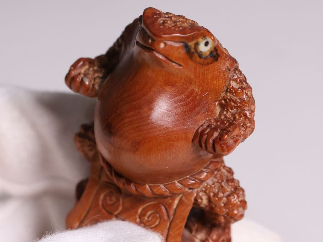 木製 提物 根付 玉石銘 蛙力士 横綱 相撲 彫刻 木彫【MA887】 - メルカリ