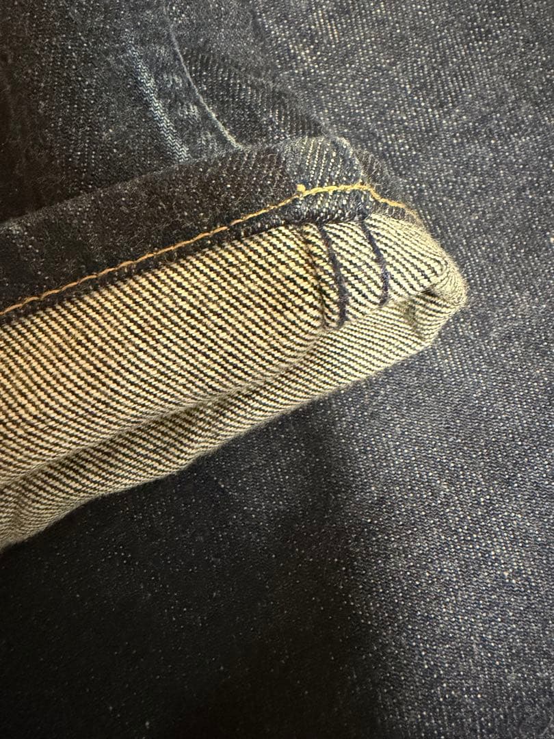 evisu×warehouse 鯛釣り 白カモメデニム インディゴ w36