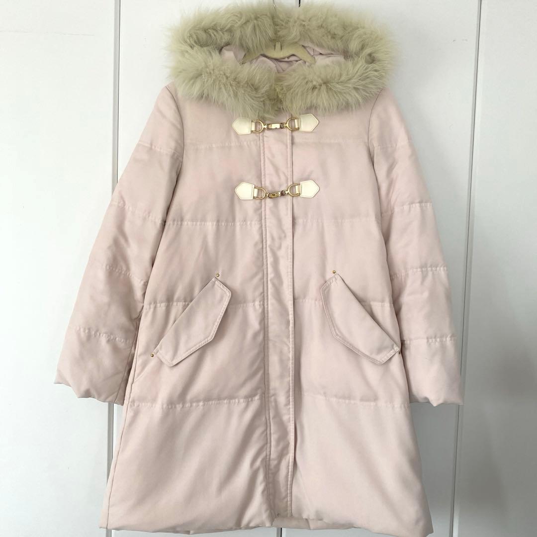 ジルバイジルスチュアート】ダッフル風 ダウンコート ピンク - メルカリ