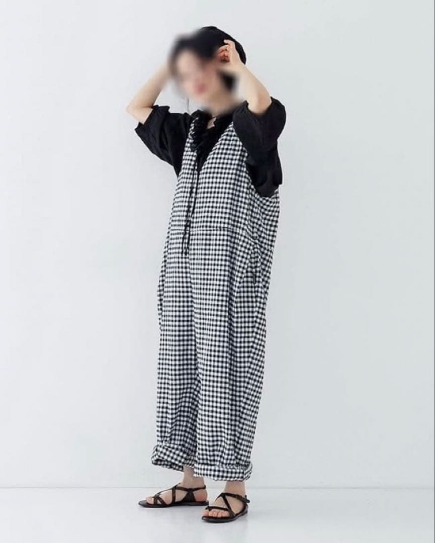ネストローブ ギンガムチェック サロペット NEW IN】ギンガムチェックシリーズ | ONLINE SHOP | nest Robe Shop