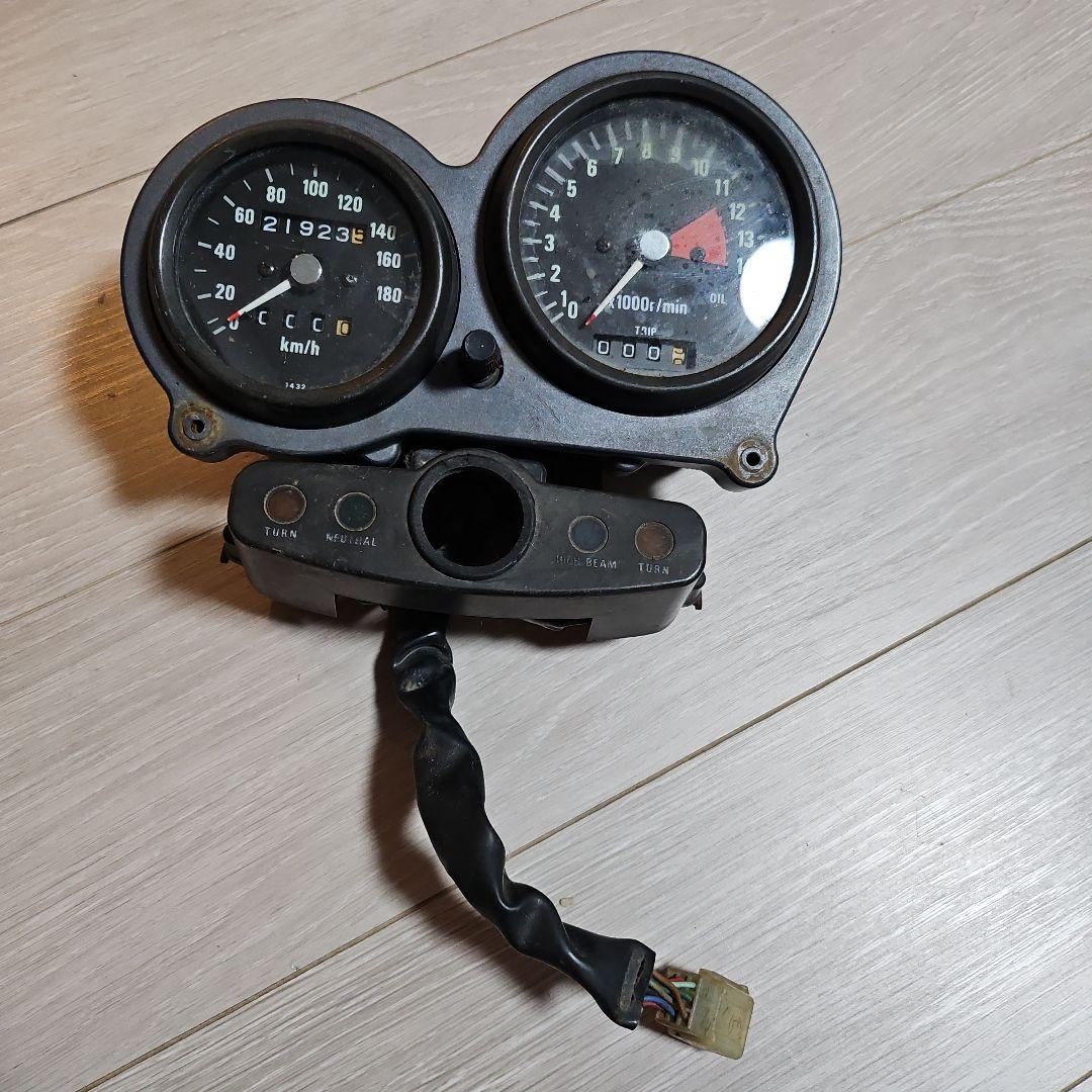 ゼファー400 初期 親子メーター - メルカリ