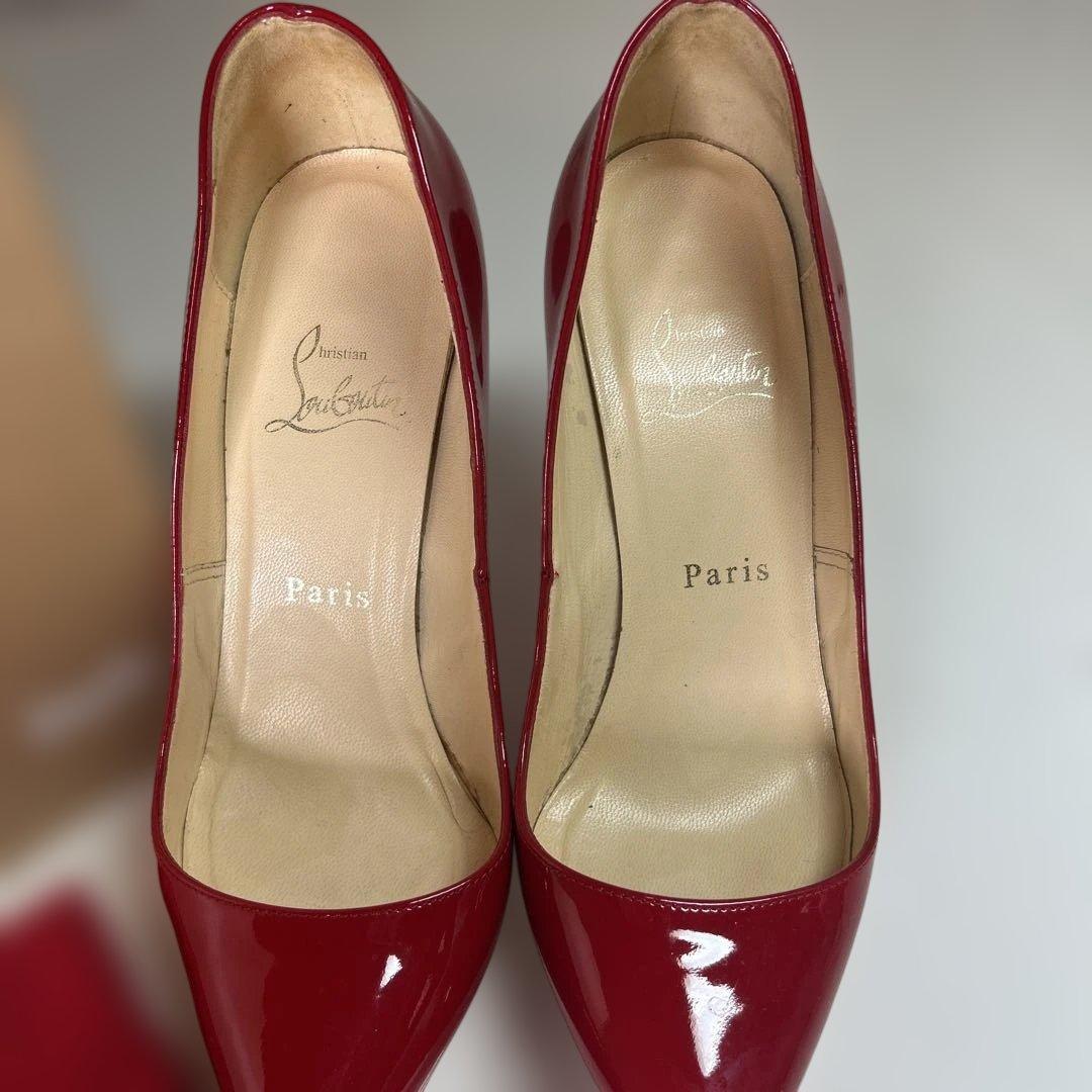【sk/8.22/20】Christian Louboutin レッドハイヒール