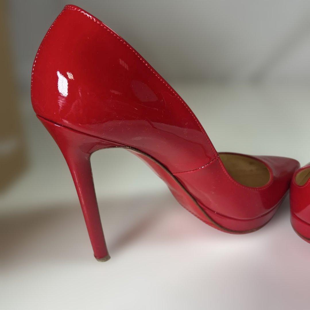 【sk/8.22/20】Christian Louboutin レッドハイヒール
