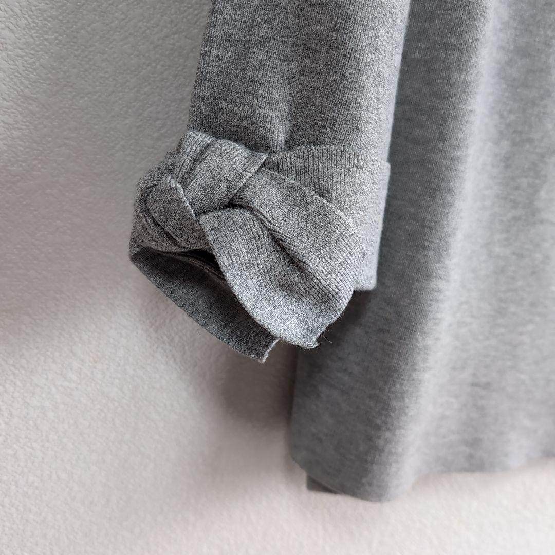 ☆新品 タグ付き Apuweiser-riche 袖リボンニット グレー M - メルカリ