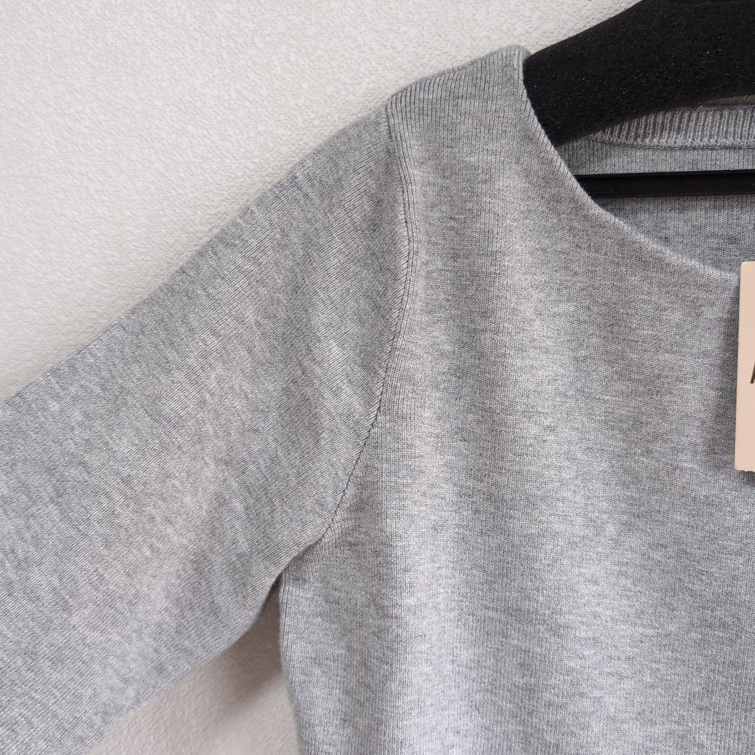 ☆新品 タグ付き Apuweiser-riche 袖リボンニット グレー M - メルカリ