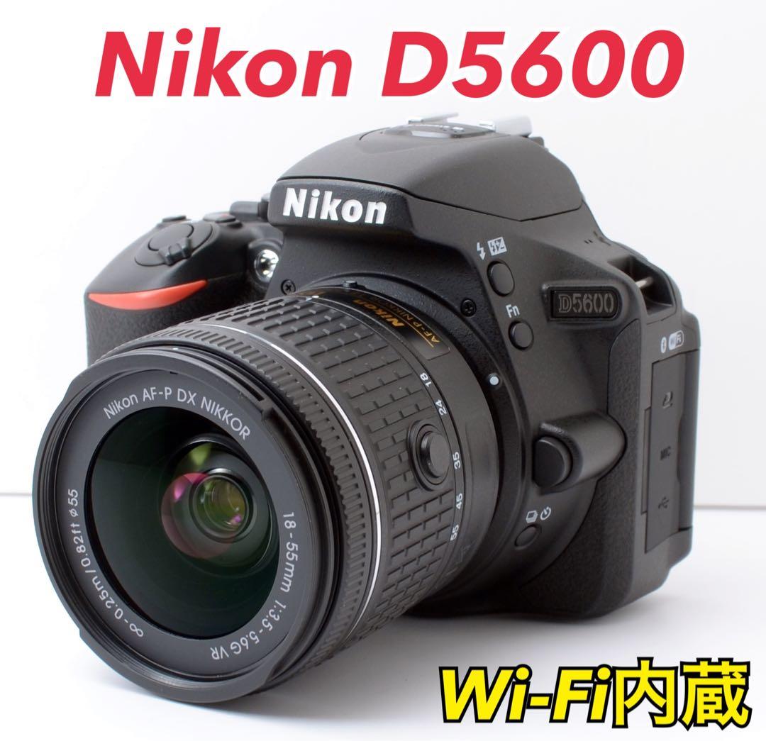 S数約150回！Nikon D5600★美品★すぐ使える★初心者におすすめ Amazon.com : Nikon D5600 DX-format Digital SLR w/ AF-P DX NIKKOR