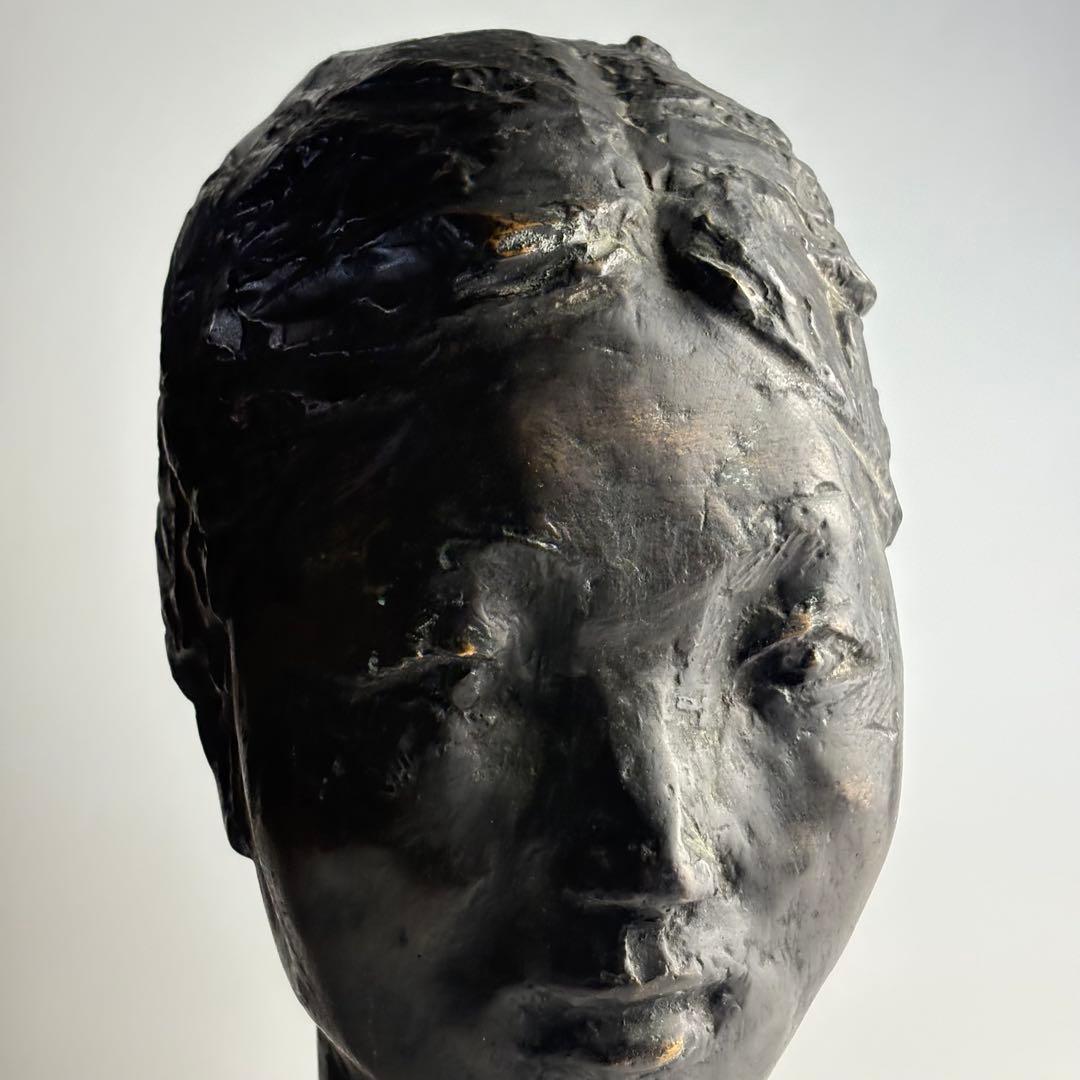 古美術 人物 置物 在銘 女性 ブロンズ オブジェ 銅器 - メルカリ