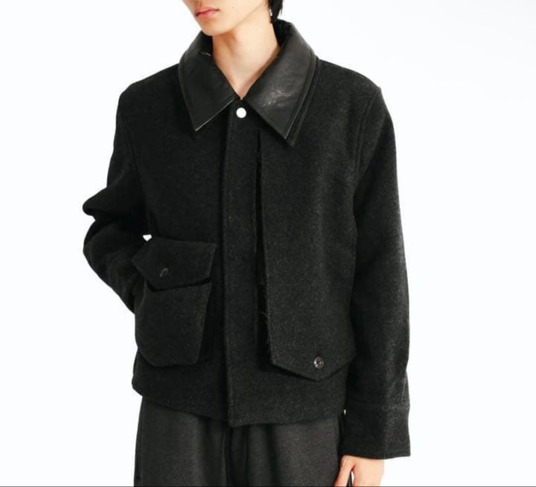 FW2025 NULLUS PEELED OFF JACKET GREY 1 - メルカリ