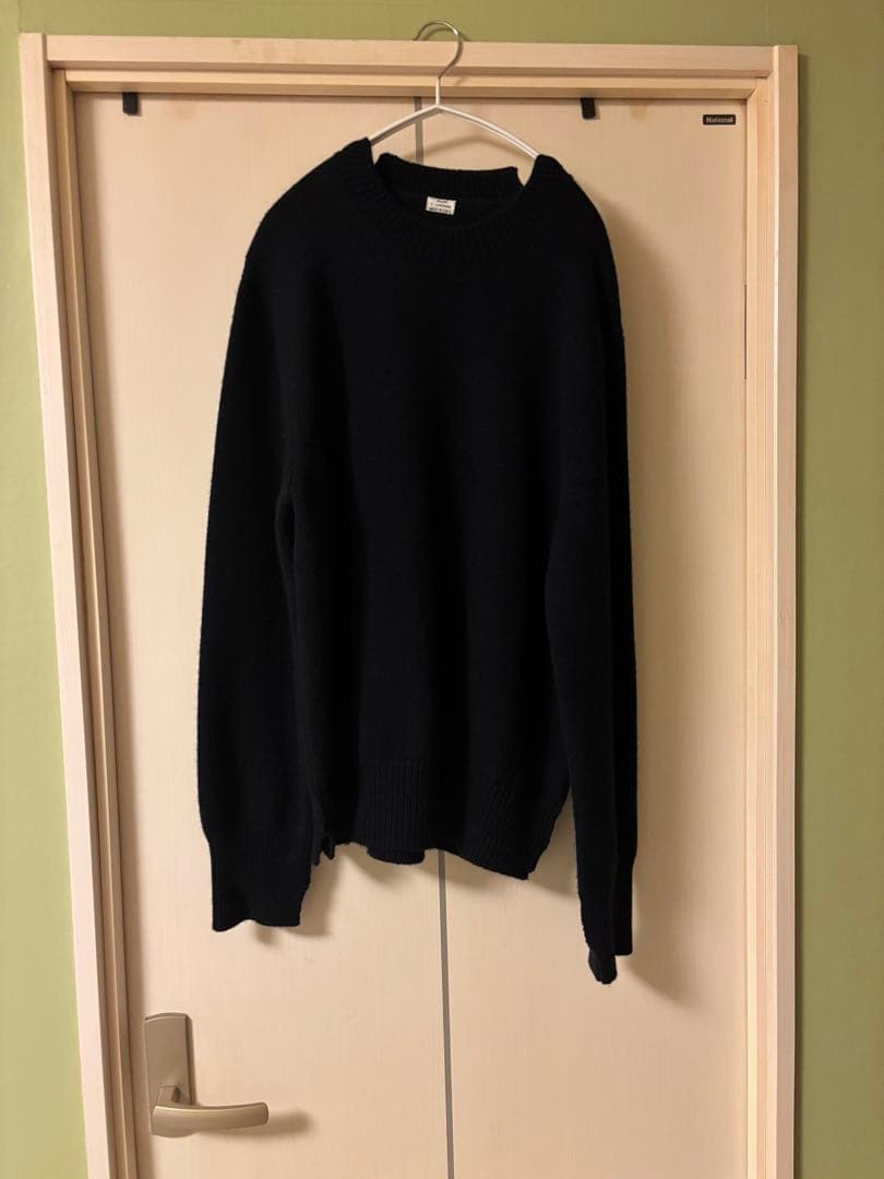 lundman ニット　ネイビー Dale of Norway Hoven Men's Sweater 100% Wool Knit Sweater Quarter