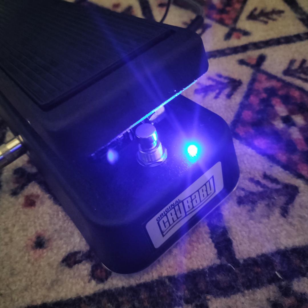 CRY BABY GCB-95トゥルーバイパス化 Blue LEDモディファイ - メルカリ