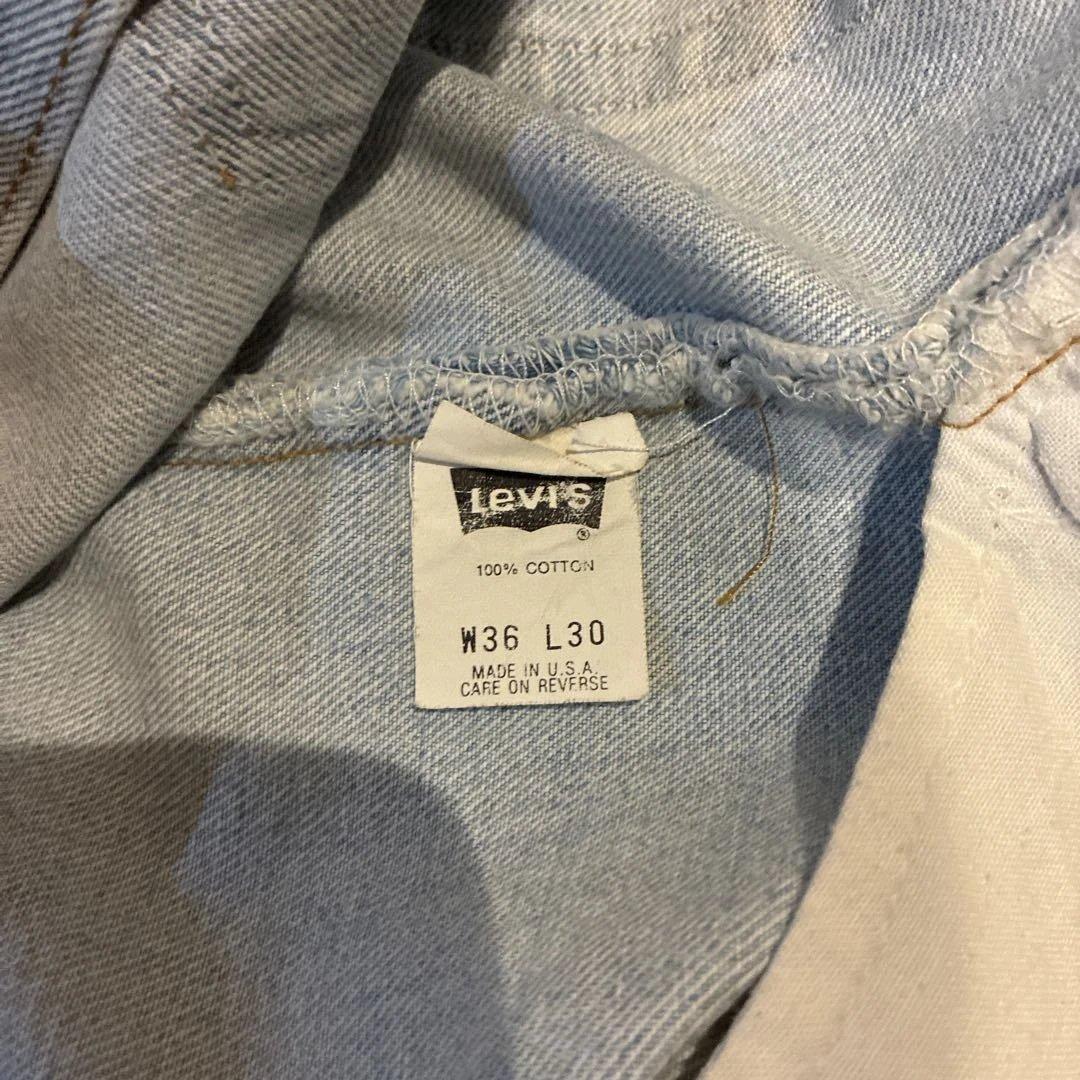92年製 Levi's 501 USA製 アイスブルー W36 L30 - メルカリ