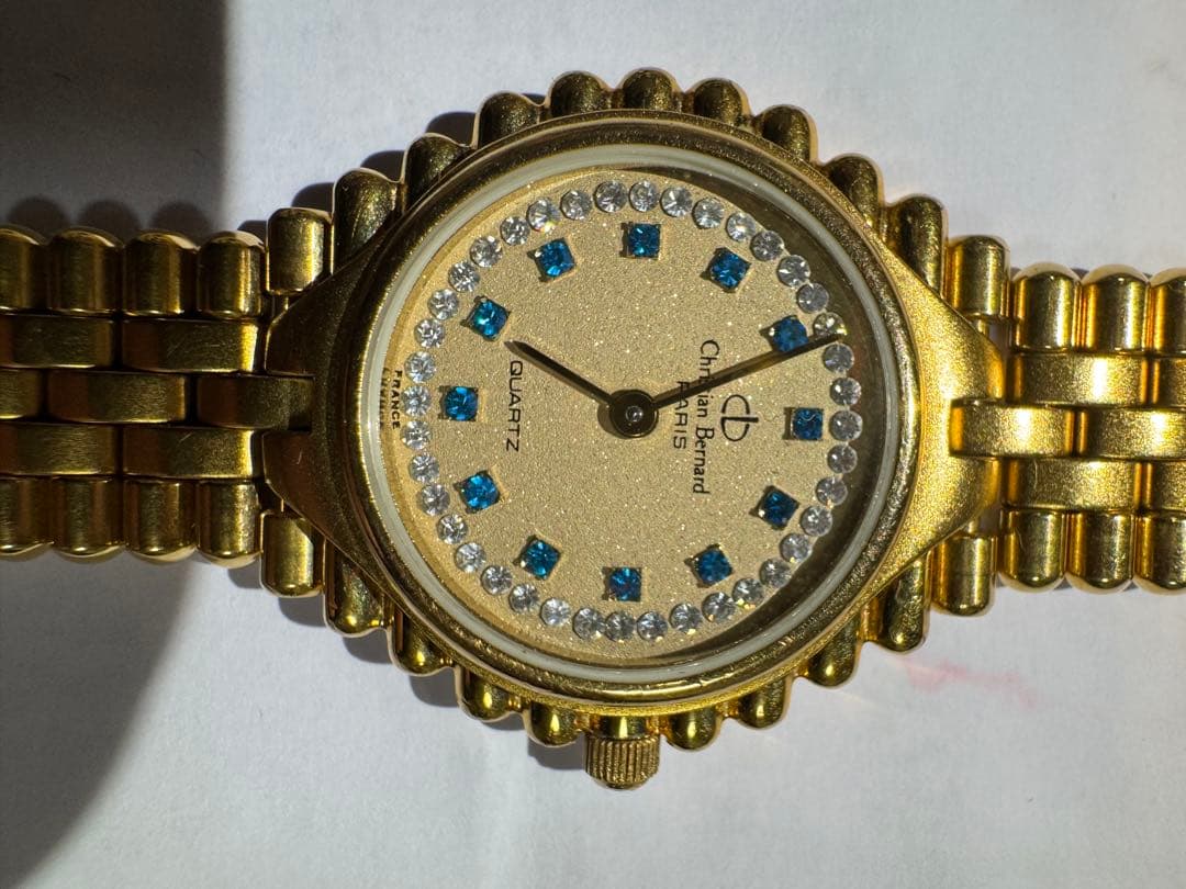 Christian Bernardクリスチャンベルナール 石付き 腕時計 中古・古着通販】Christian Bernard (クリスチャンベルナール