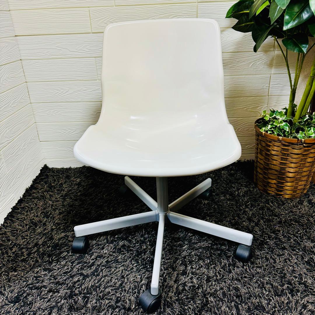 IKEA 回転チェア SNILLE スニレ 白 ホワイト - メルカリ