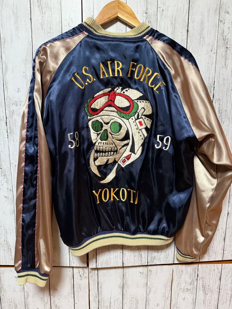 テーラー東洋 スカジャン 舞妓 五重塔 リバーシブル スカル Lサイズ