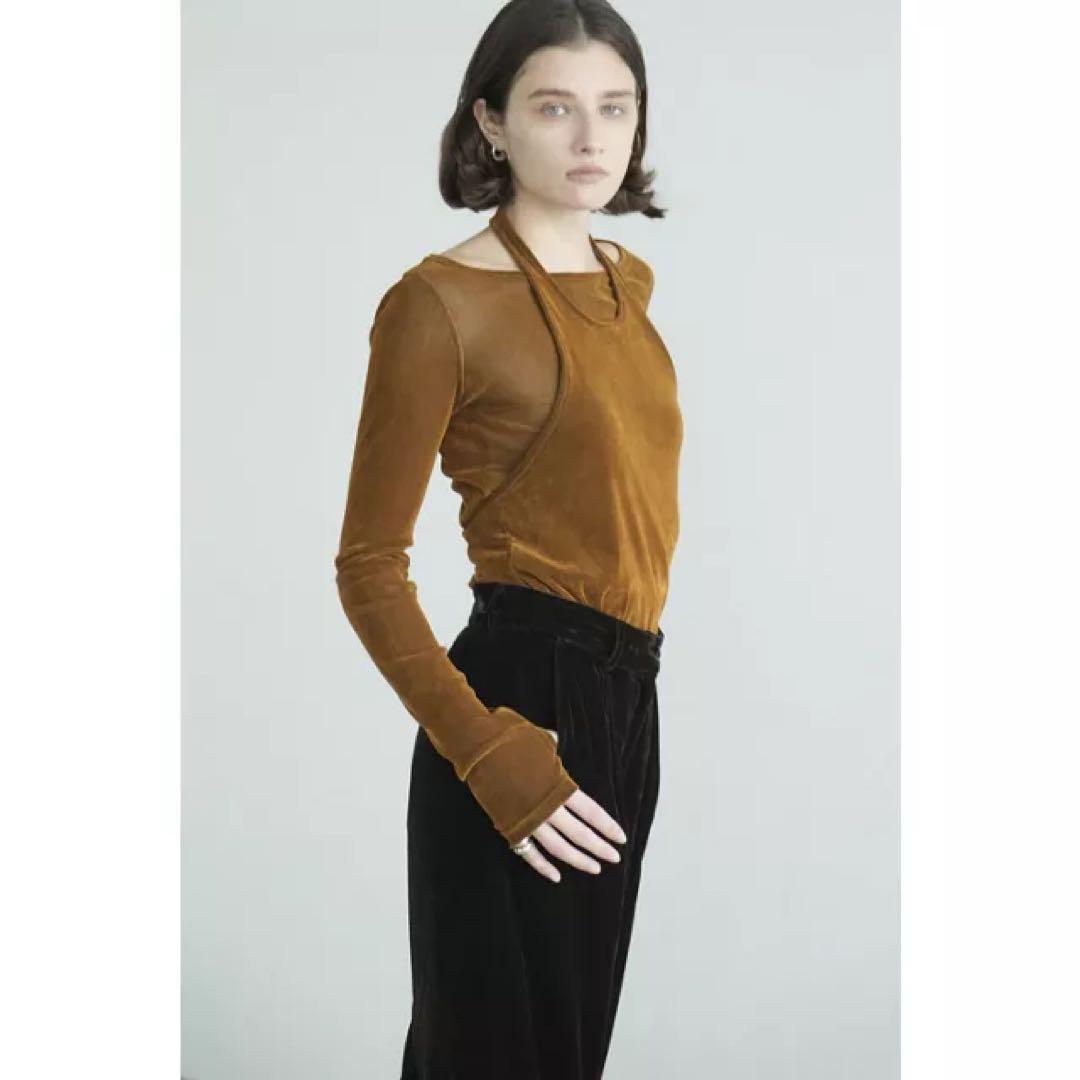 CLANE クラネ TULLE FLOCKY LAYERED TOPS - メルカリ