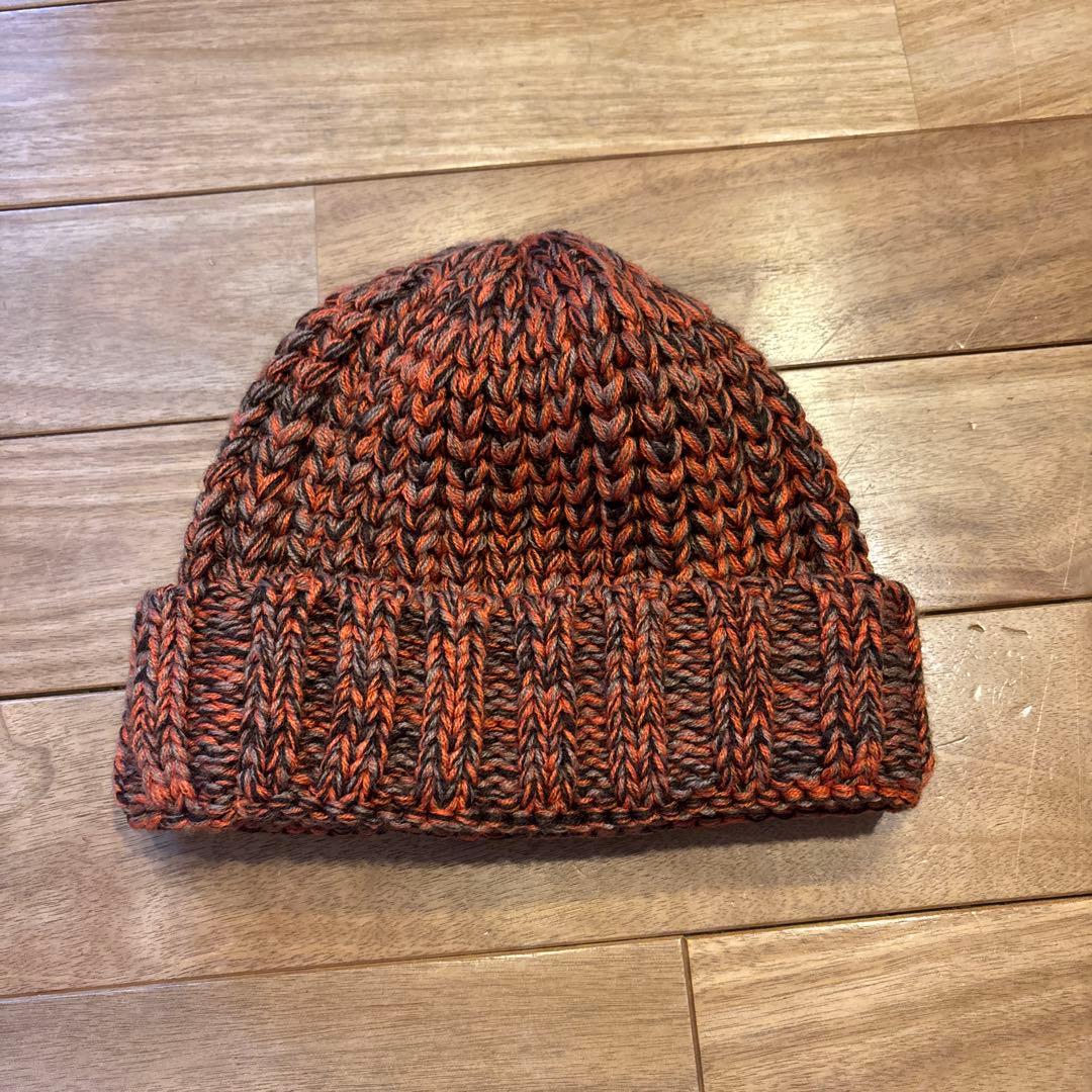 mont-bell ニット帽 S/Mオレンジ系 - メルカリ