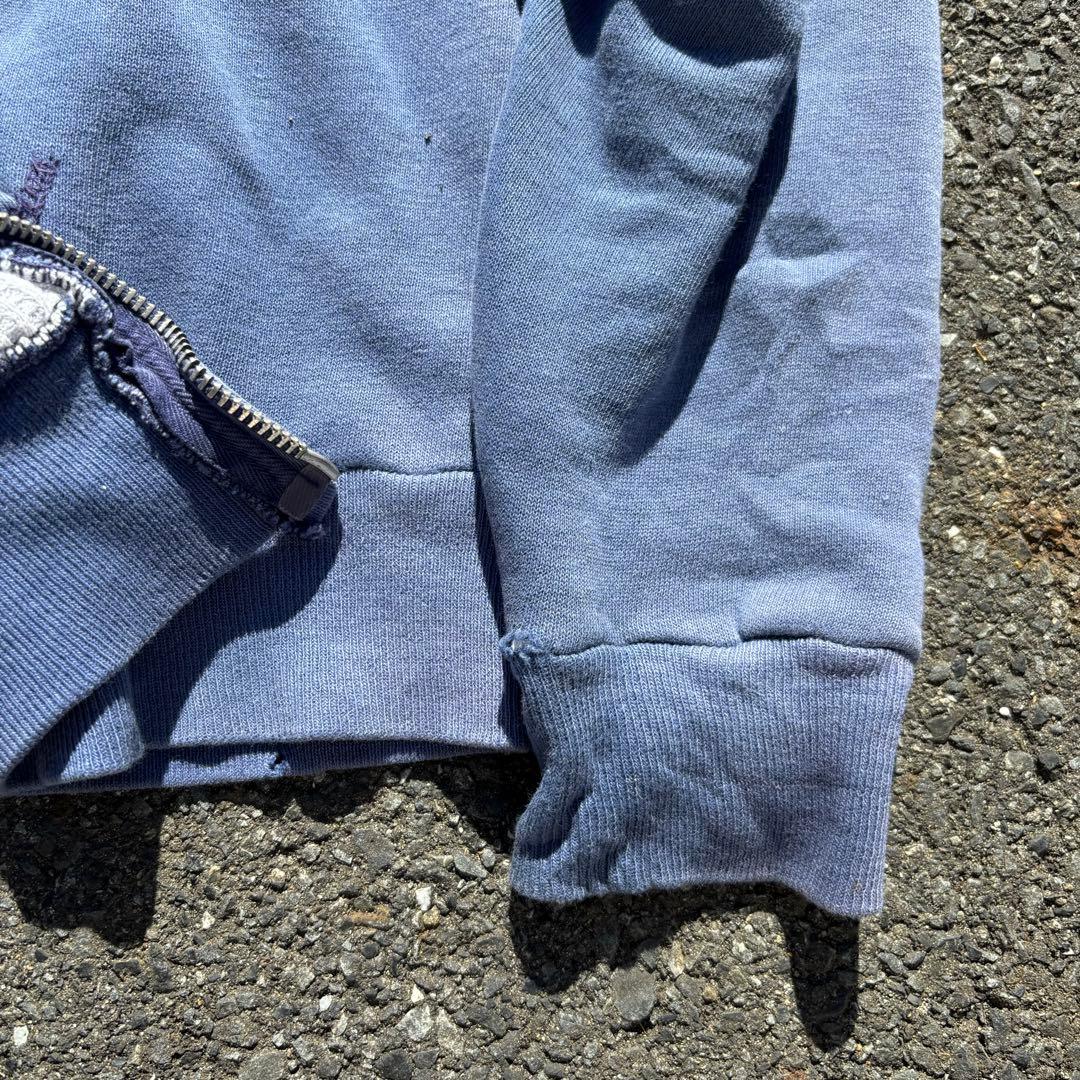 50s 60s vintage ジップ パーカー ダブルフェイス サンフェード - メルカリ