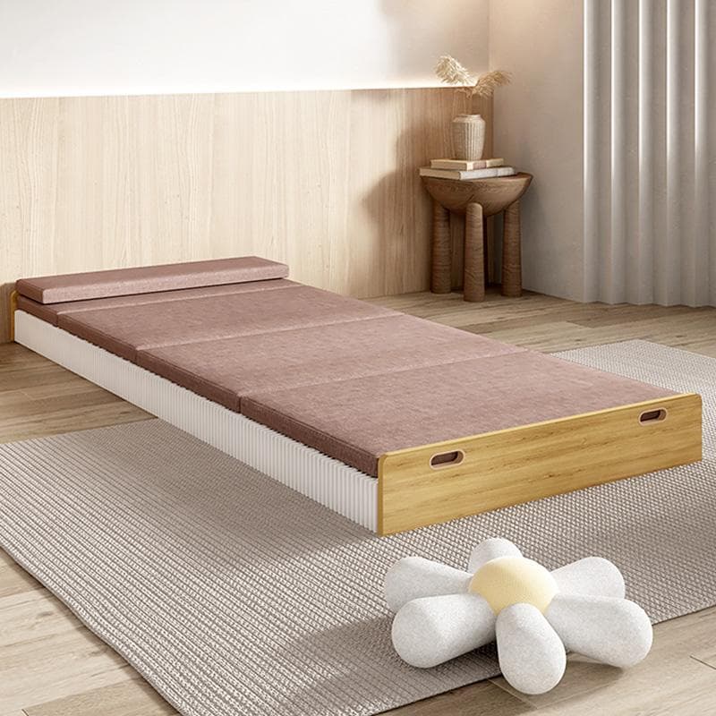 ペーパー折りたたみベッド幅60㎝高さ16㎝組立不要 マットレス付き