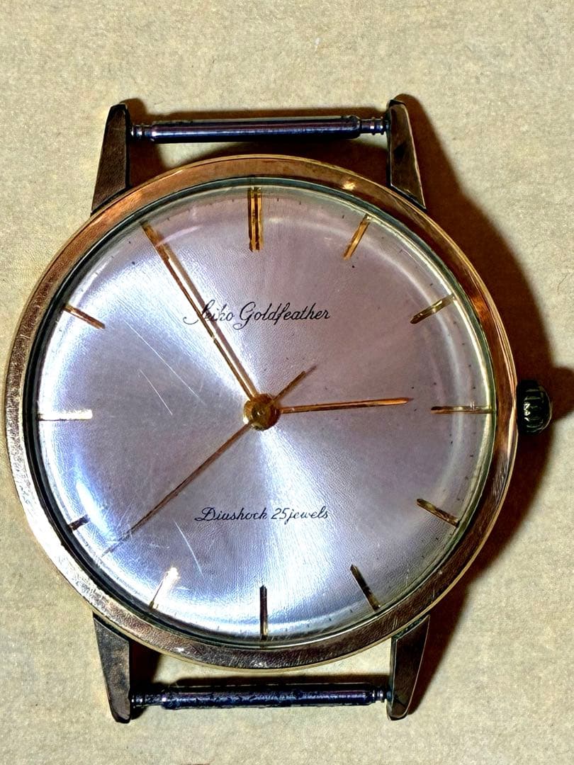 希少美品 稼働品 SEIKO セイコー ゴールドフェザー JI4060 - メルカリ