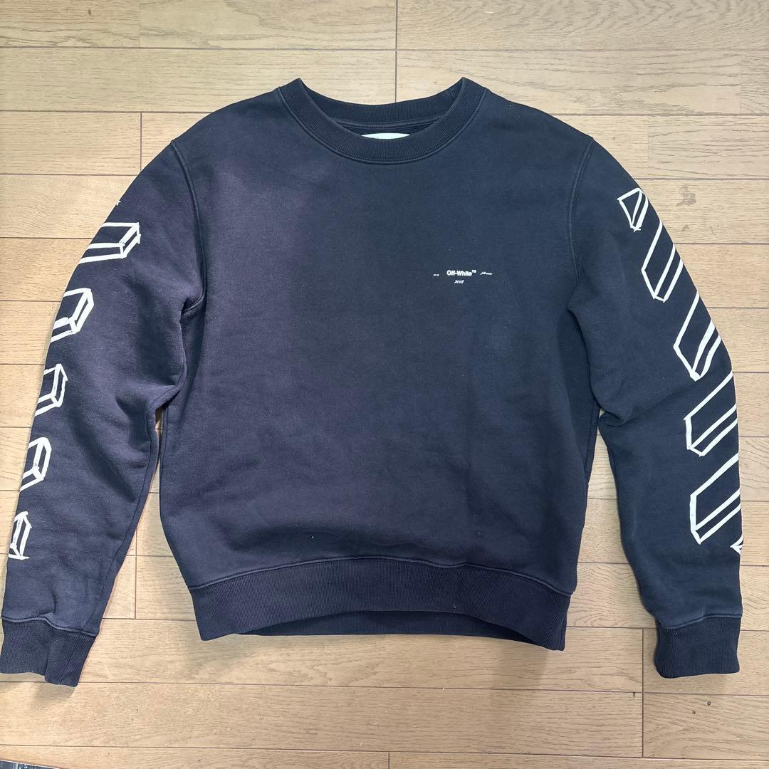 OFF-WHITE MAIN LABEL スウェット 黒 2013 - メルカリ