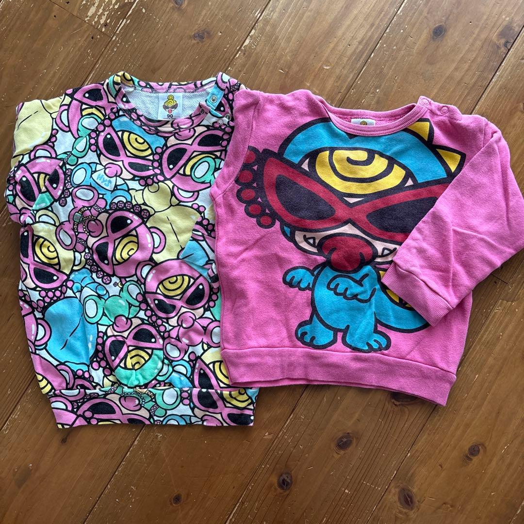 【追加済み】ヒスミニ90まとめ売り女の子向け人気のサロペ、トレーナーなど21点