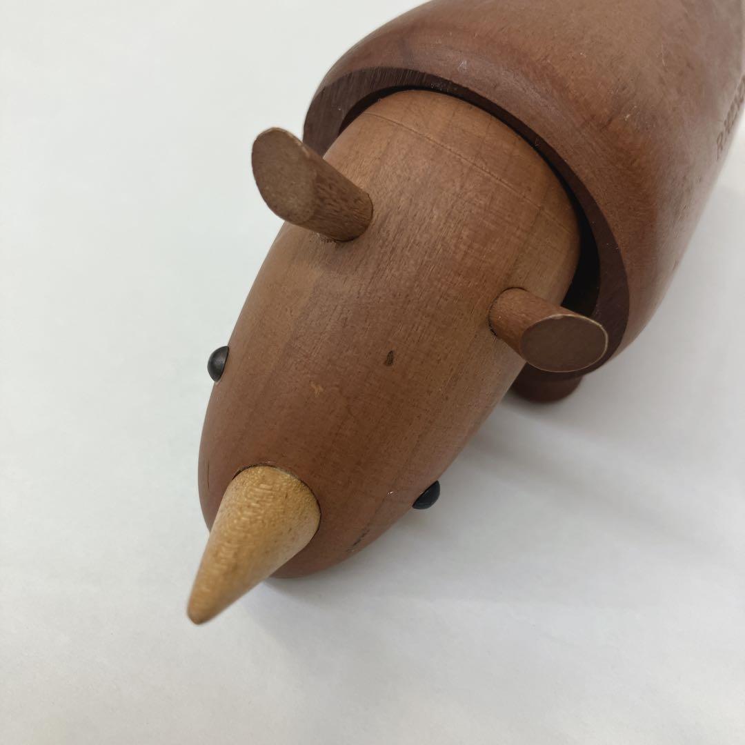 千趣会 ロイヤルペット サイ 木彫り 置物 ヴィンテージ ディスプレイ