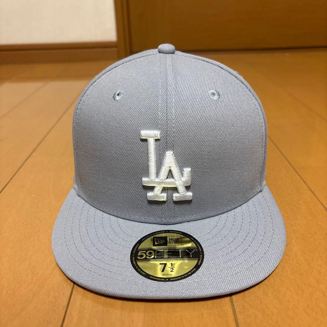 NEW ERA 59FIFTY LA ドジャース グレー 7 1/2 - メルカリ