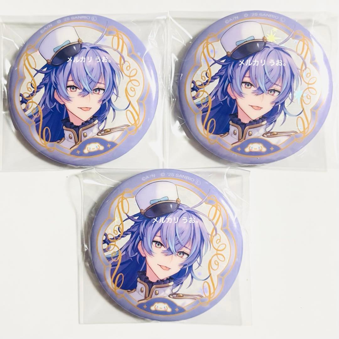 にじさんじ 星導ショウ】Dytica×サンリオキャラクターズ キラキラ缶バッジ