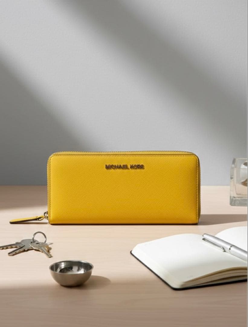 MICHAELKORS】マイケルコース 長財布 イエロー ☆美品☆ - メルカリ