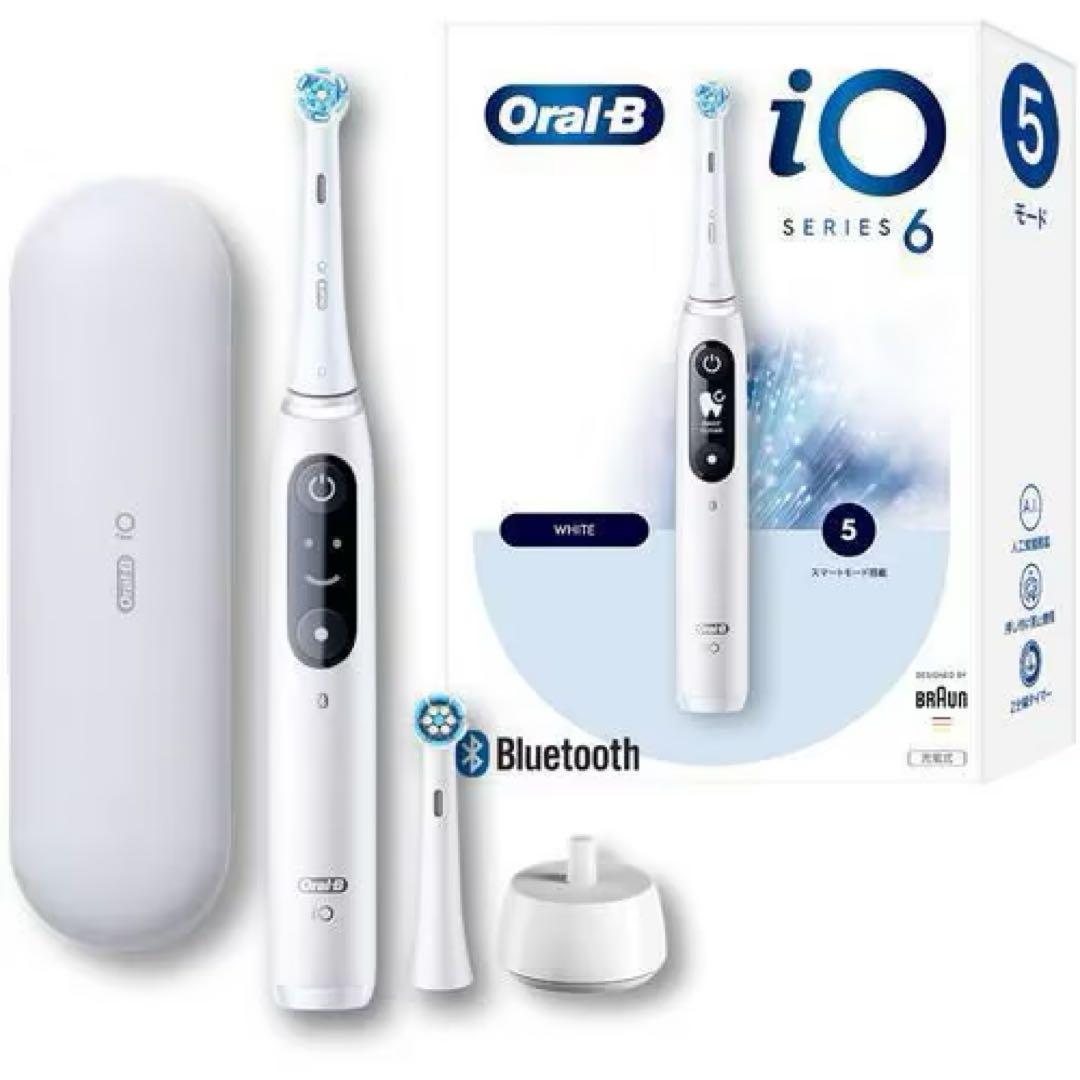 Oral-B io 6 【展示品として使用】 電動歯ブラシ ブラウンオーラルB 公式 | iO6（グレーオパール