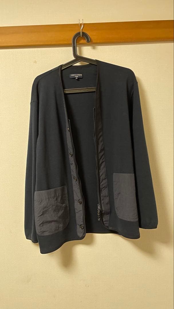 コムデギャルソンオム 22SS コットンダブルフェイス2WAYカーディガンS