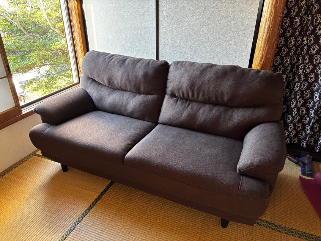どらニャン様ダークブラウン 3人掛けソファ どらニャン様ダークブラウン 3人掛けソファ どらニャン様ダーク