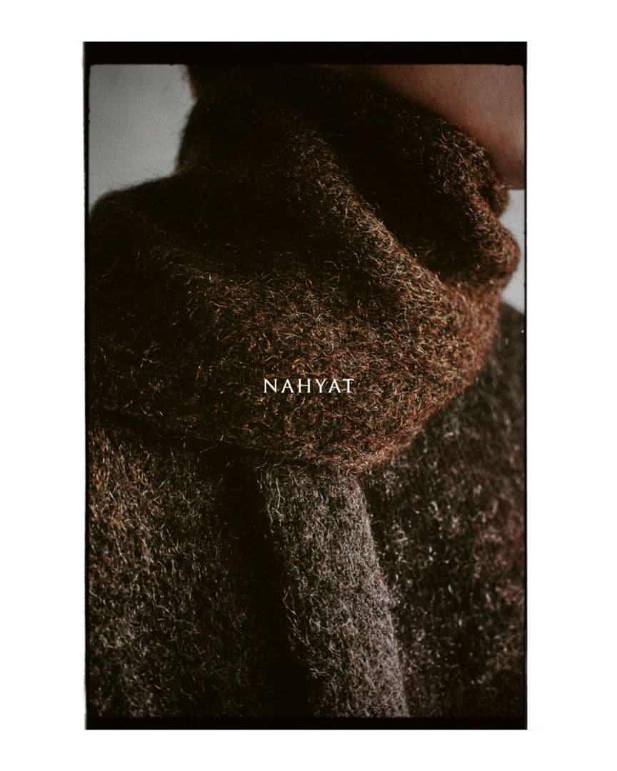 lechoppe x nahyat 別注モヘアストール レショップ ナヤット - メルカリ