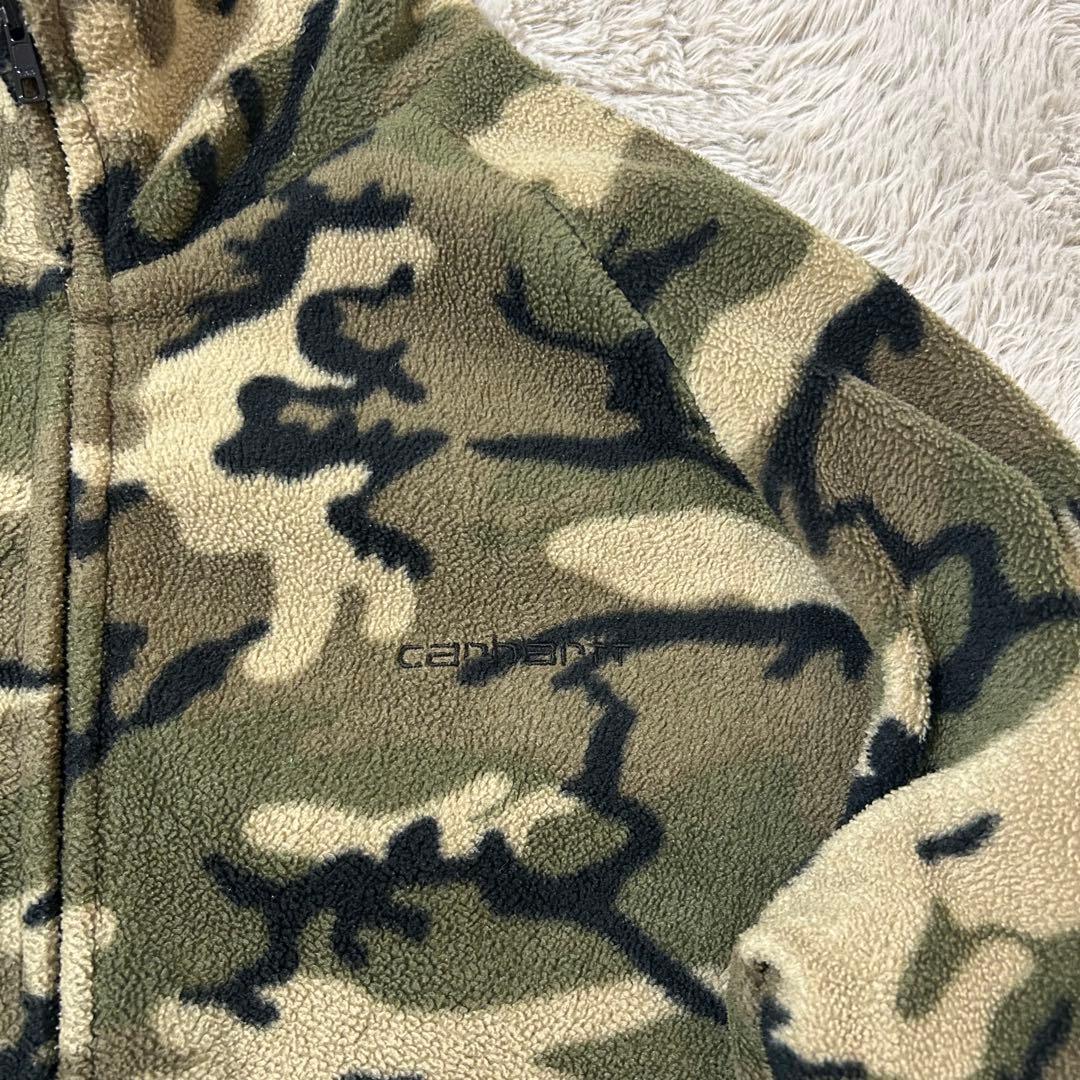 Carhartt カーハート 迷彩柄 フリースジャケット - メルカリ