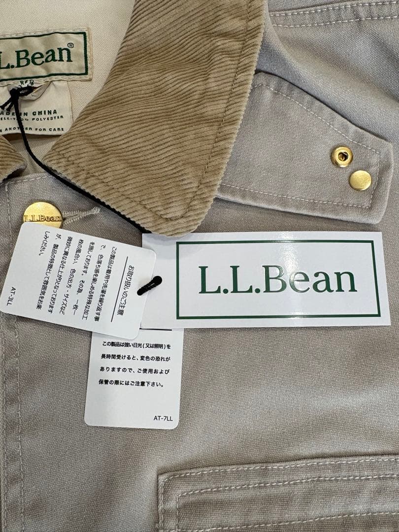 最終セール‼️新品.タグ付き L.L.Bean フィールドコート XL ナチュラル