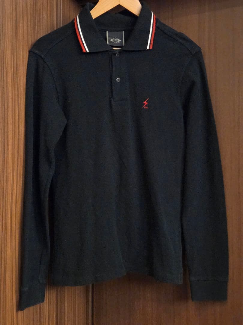 HYSTERIC GLAMOUR ヒステリックグラマー ポロシャツ 黒 長袖 - メルカリ