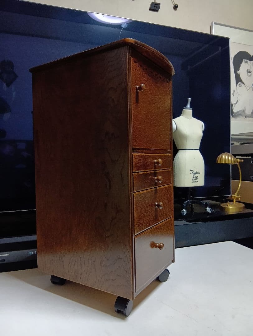 希少 廃盤 パリの雑貨屋 サイドチェスト ジュエリー キャスター ボード