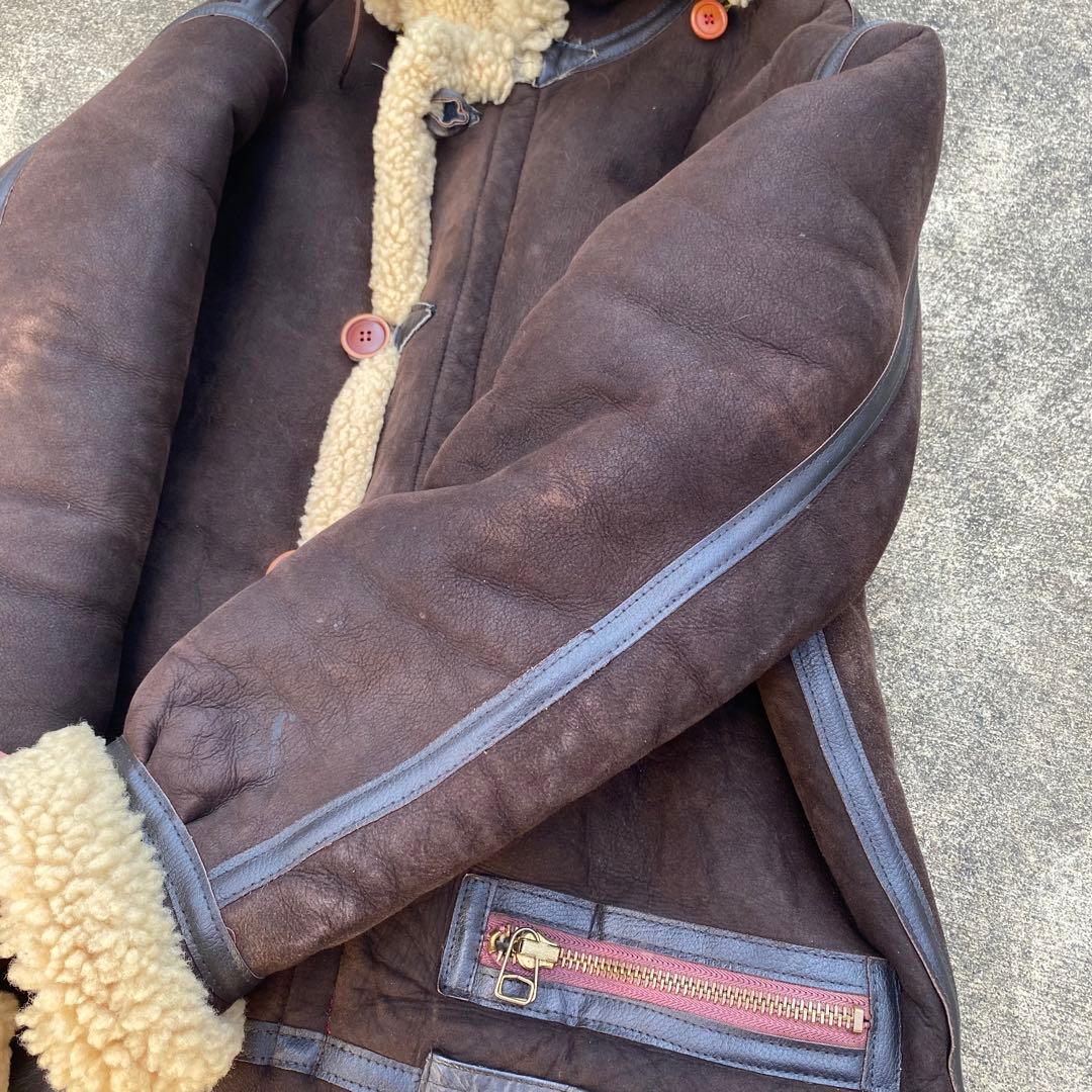 希少 美品 アヴィレックス B-7 ムートン アラスカンコート