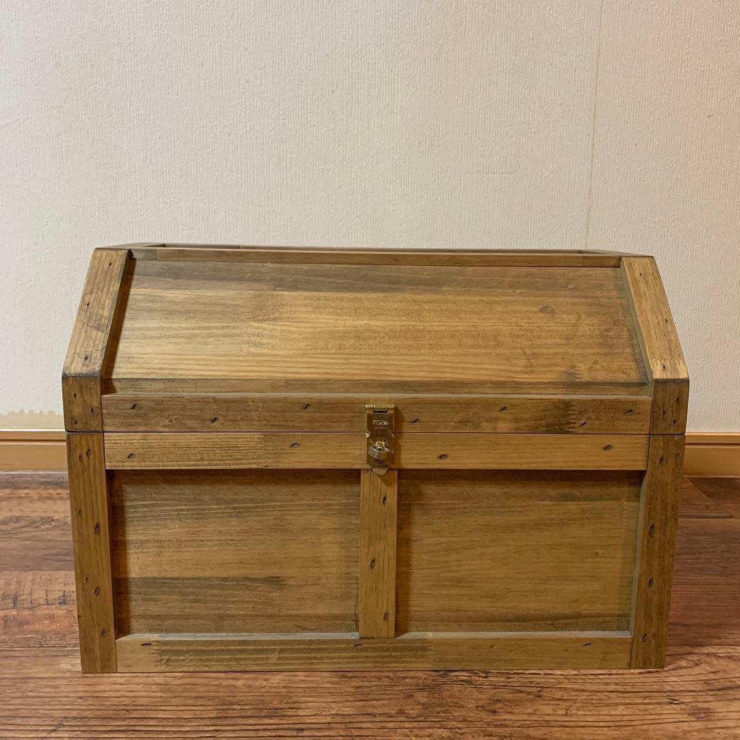 るるるん様専用】海賊宝箱 □ アメリカン雑貨 木箱 アンティーク風木箱
