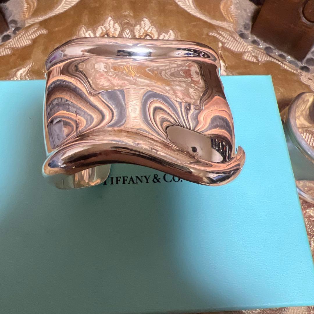 ティファニー ボーンカフ左バングル スターリンシルバー(AG925)ブレスレット ティファニー ボーンカフ ミディアム バングル 右腕用 スターリン