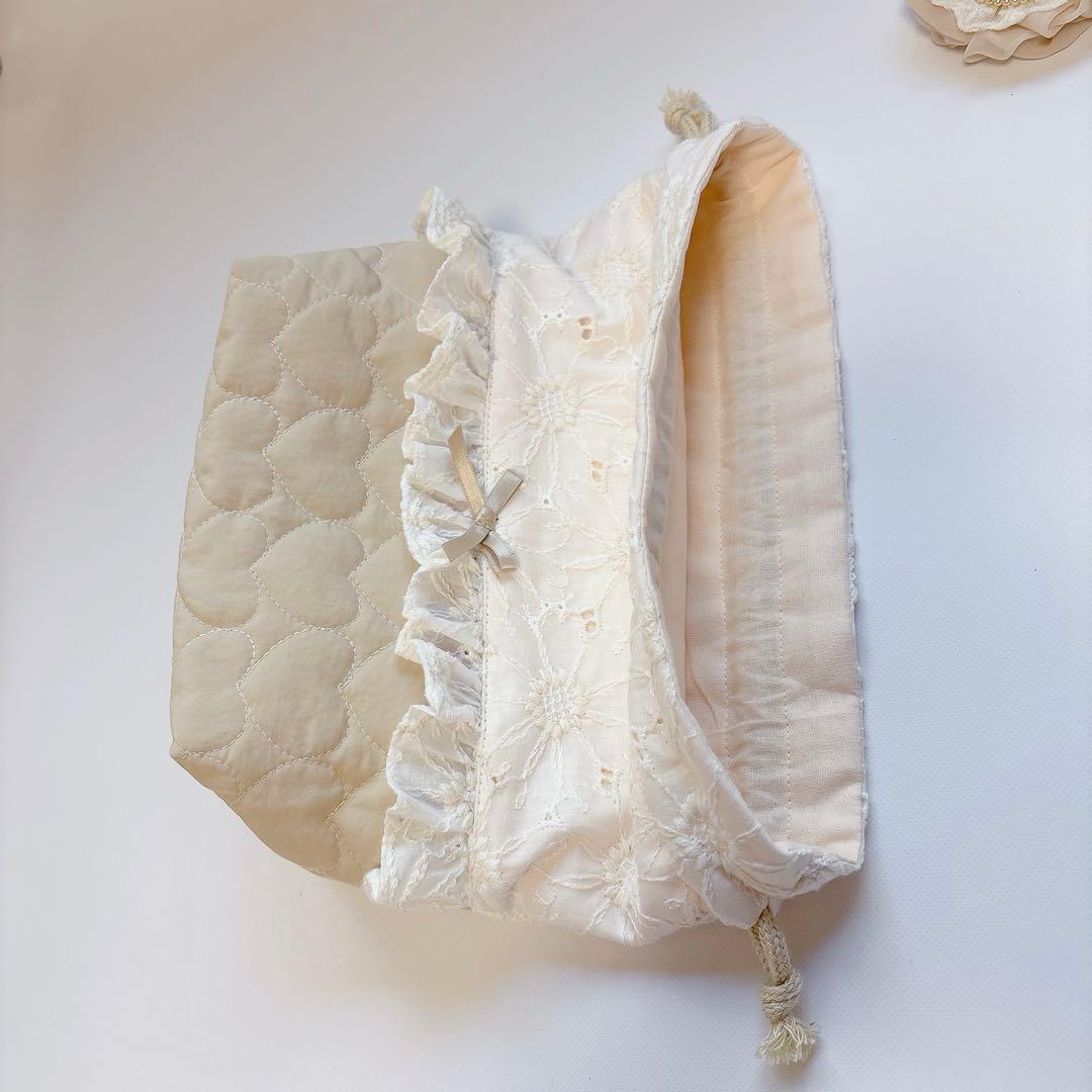 chibi＊プロフ必読様 マーガレットレース ハートキルト ヌビ レッスン