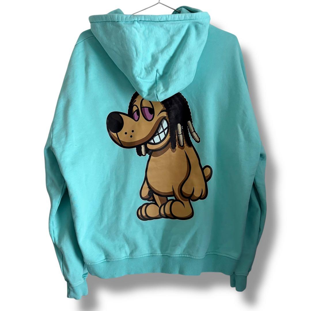 ナスティードッグ ジップアップ パーカー フーディー バックプリント