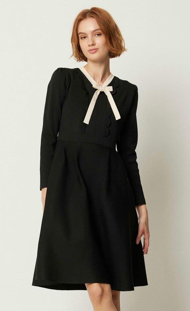 TOCCA　BAR RIBBON KNIT DRESS ニットワンピース TOCCA｜【洗える】BAR RIBBON KNIT DRESS ニットドレス | Rakuten