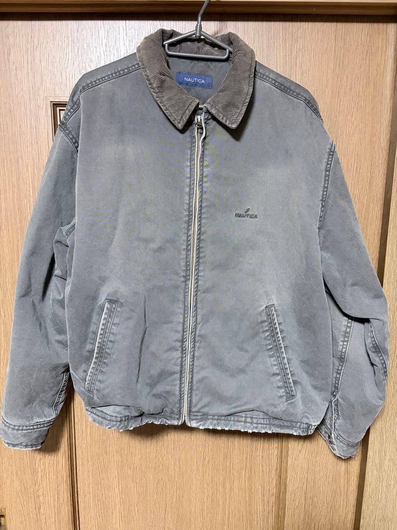 NAUTICA グレー ジャケット 中古・古着通販】NAUTICA (ノーティカ) Recycled Fishing Net Track