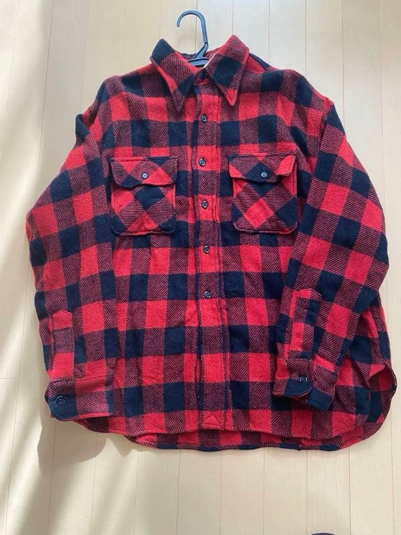 モ*ト様 40年代 bigmike フランネルシャツ ヴィンテージ - メルカリ