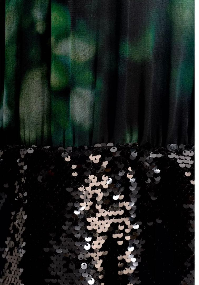 ZARA LIMITED EDITION プリント柄コンビワンピース M - メルカリ