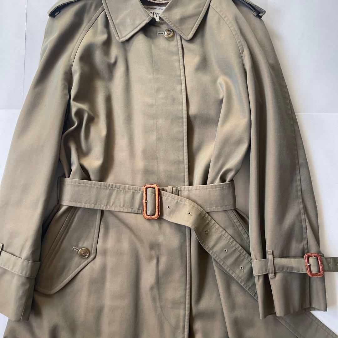 バーバリー トレンチコート 着丈110cm ロング丈 玉虫カラー