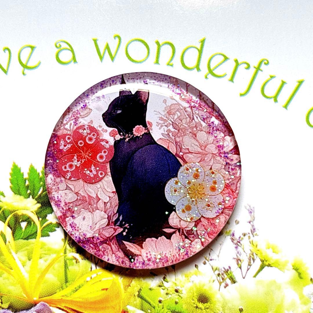 NO 631レジン ヘアゴム ブローチ ハンドメイド 猫ちゃん - メルカリ